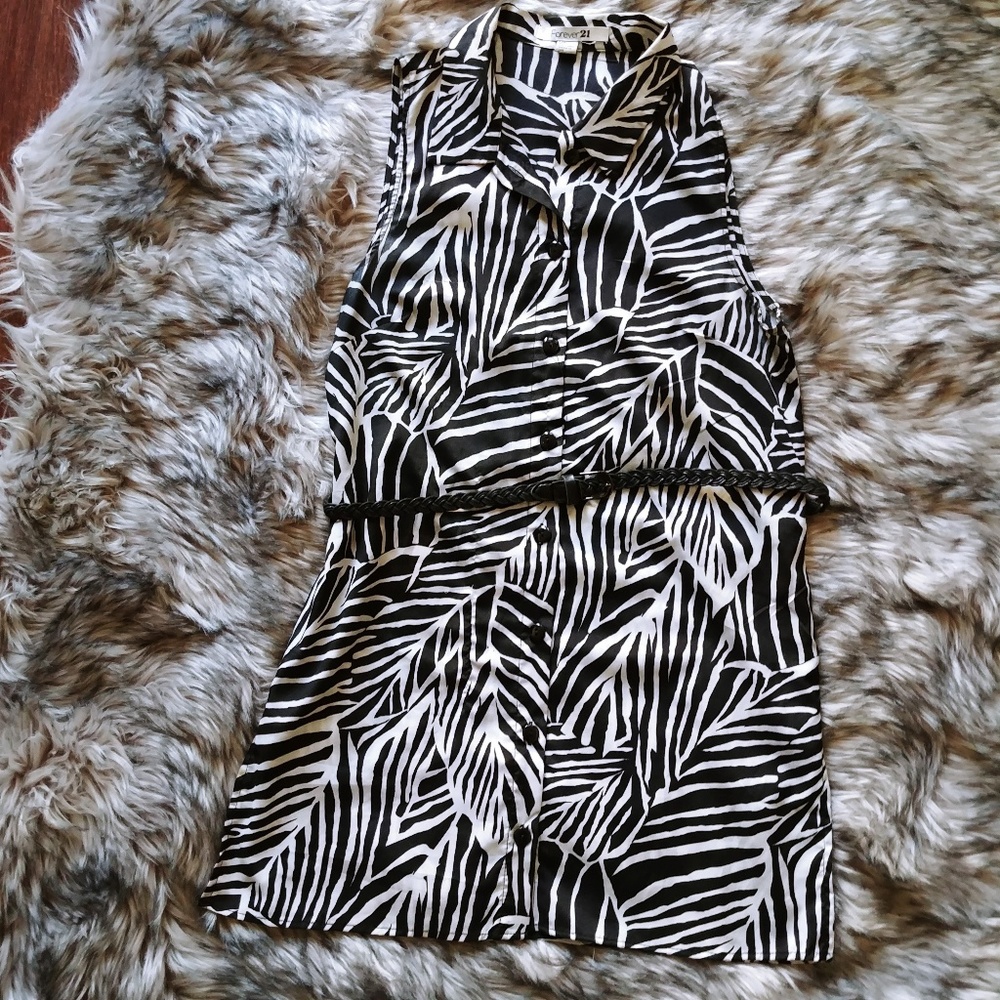 Forever 21 Zebra print dress